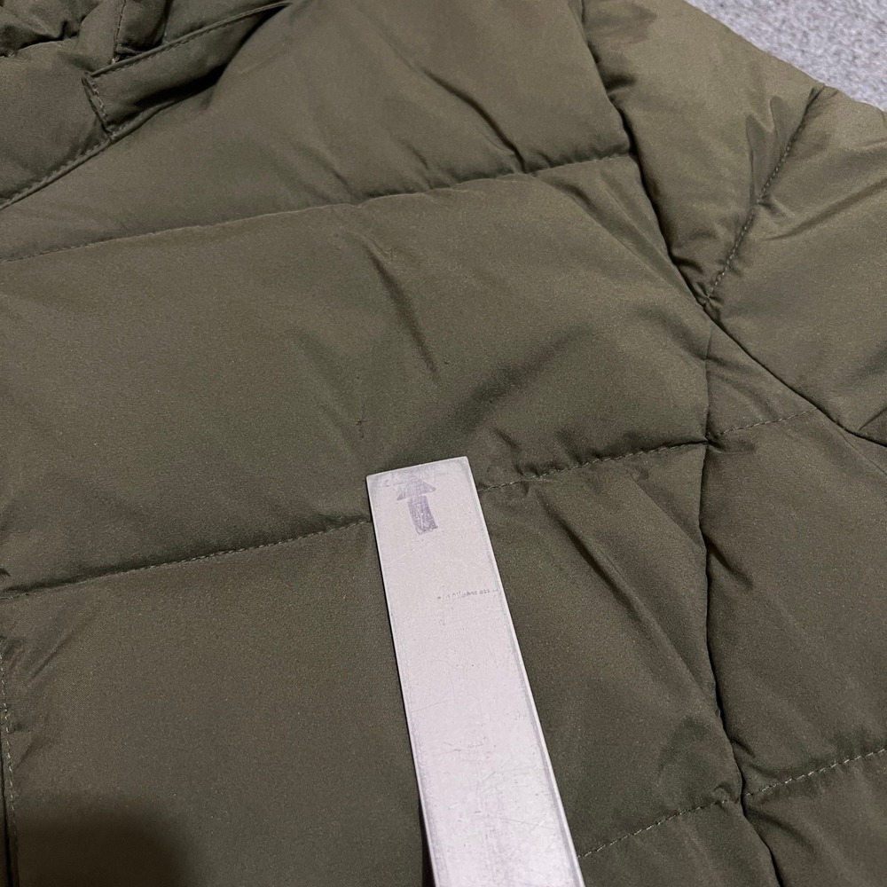 Andrew Marc Stretch Hooded Puffer Coat Olive Green Women's Size XL - Picture 8 of 15